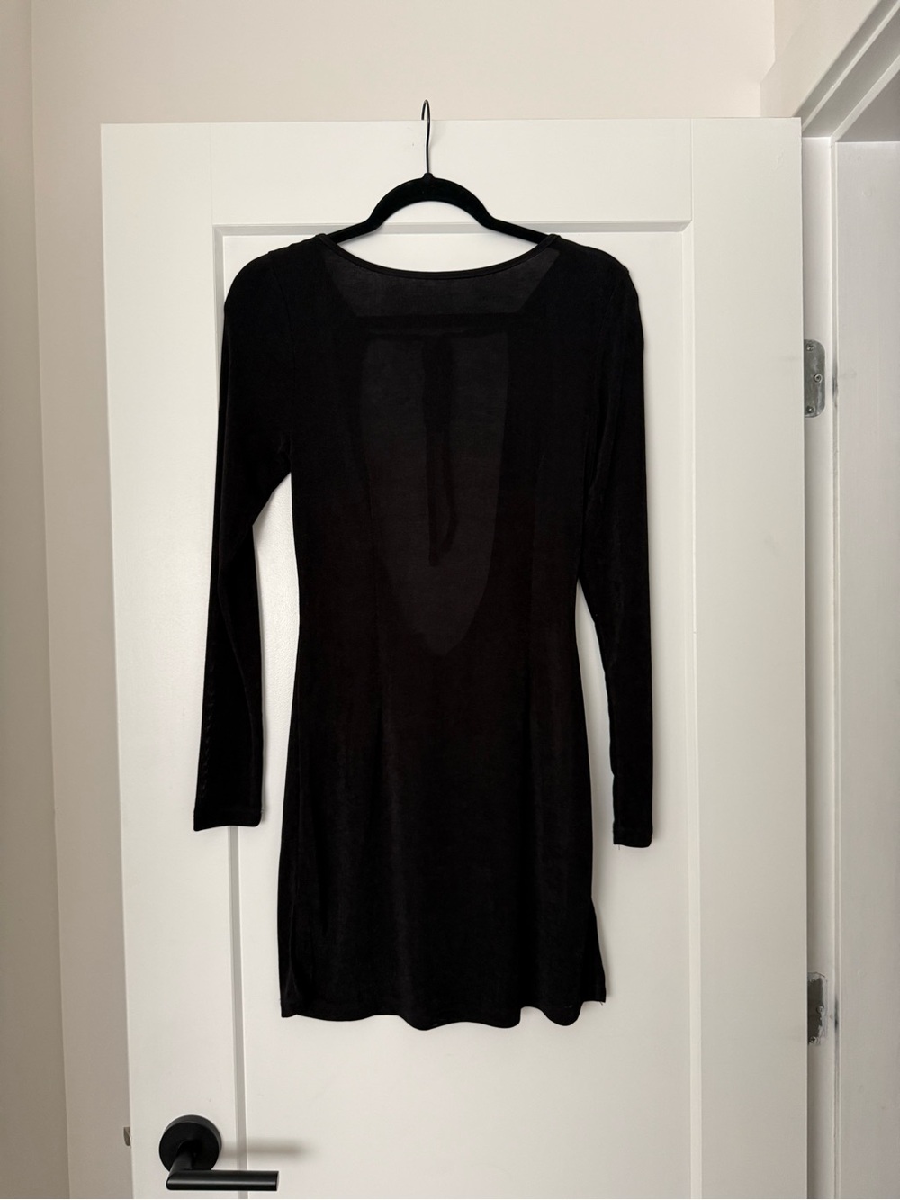 Lioness Women’s Black Long Sleeve Scoop Back Dress